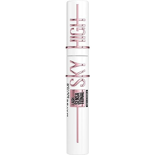 Maybelline Mascara, Lash Sensational Sky High Volumizing & Thickening, Eyelash Lengthening, Flake-Free Formula, Washable Mascara Infused with Bamboo Extract, Full Volume Mascara, Colour: Black