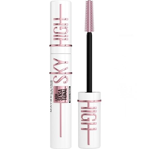 Maybelline Mascara, Lash Sensational Sky High Volumizing & Thickening, Eyelash Lengthening, Flake-Free Formula, Washable Mascara Infused with Bamboo Extract, Full Volume Mascara, Colour: Black