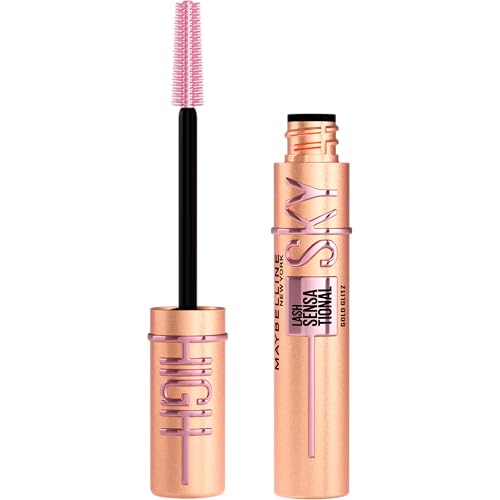 Maybelline Mascara, Lash Sensational Sky High Volumizing & Thickening, Eyelash Lengthening, Flake-Free Formula, Washable Mascara Infused with Bamboo Extract, Full Volume Mascara, Colour: Black