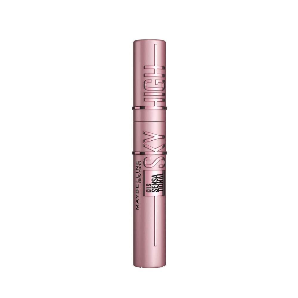 Maybelline Mascara, Lash Sensational Sky High Volumizing & Thickening, Eyelash Lengthening, Flake-Free Formula, Washable Mascara Infused with Bamboo Extract, Full Volume Mascara, Colour: Black