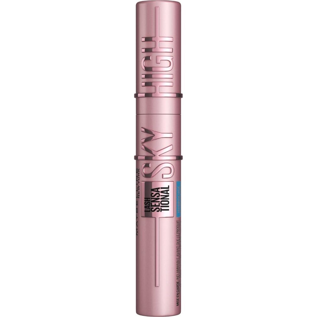 Maybelline Mascara, Lash Sensational Sky High Volumizing & Thickening, Eyelash Lengthening, Flake-Free Formula, Washable Mascara Infused with Bamboo Extract, Full Volume Mascara, Colour: Black