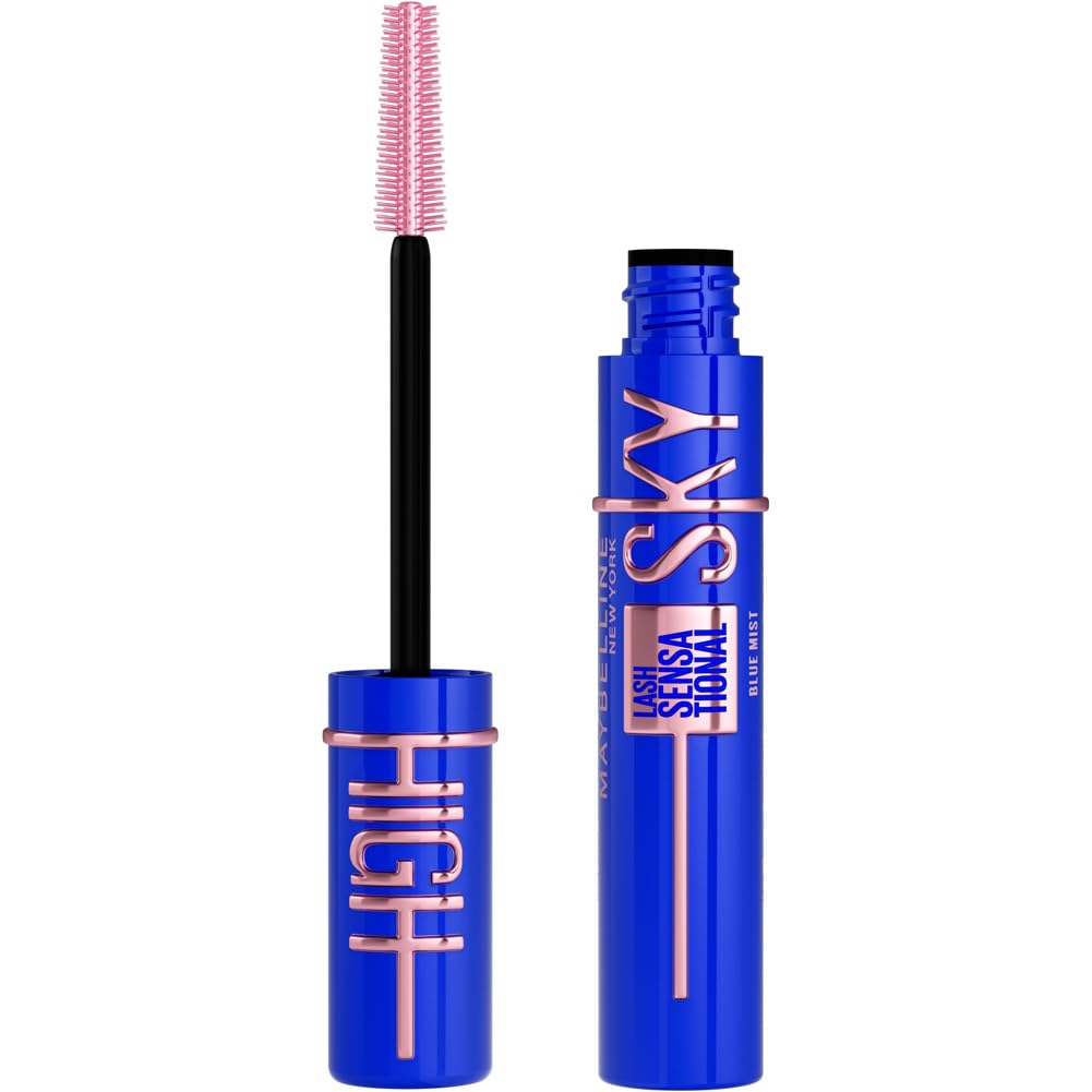 Maybelline Mascara, Lash Sensational Sky High Volumizing & Thickening, Eyelash Lengthening, Flake-Free Formula, Washable Mascara Infused with Bamboo Extract, Full Volume Mascara, Colour: Black