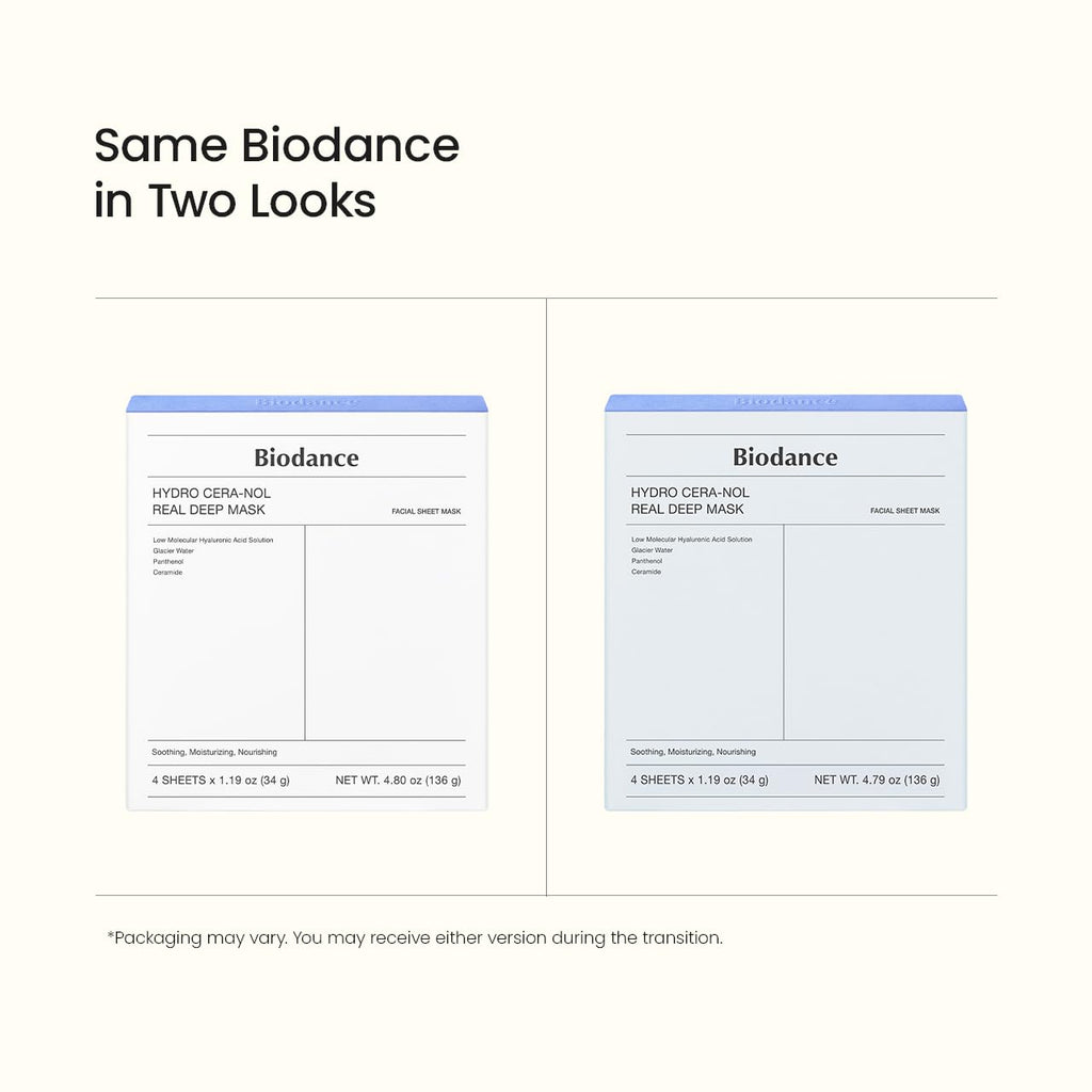 BIODANCE Bio-Collagen Real Deep Face Mask 4 Pcs | Hydrogel Overnight Mask | Pore Minimizing and Elasticity Improvement | Korean Face Mask for Glass Skin | Korean Skincare