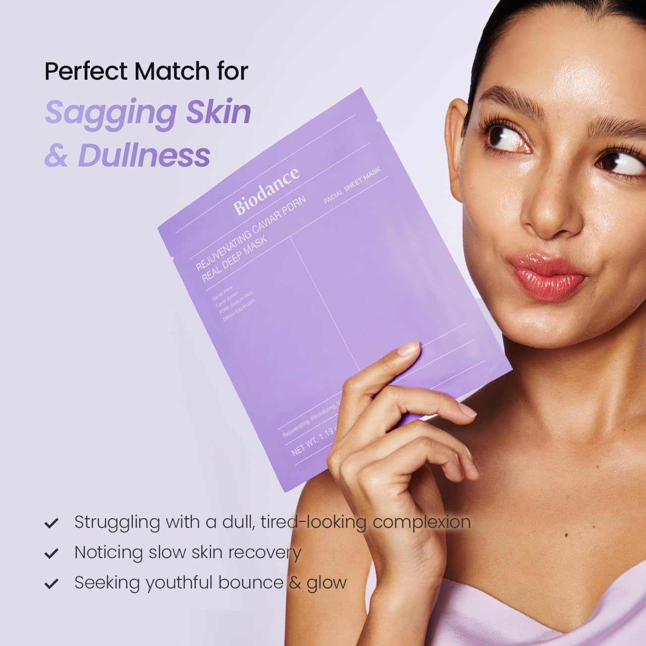 BIODANCE Bio-Collagen Real Deep Face Mask 4 Pcs | Hydrogel Overnight Mask | Pore Minimizing and Elasticity Improvement | Korean Face Mask for Glass Skin | Korean Skincare