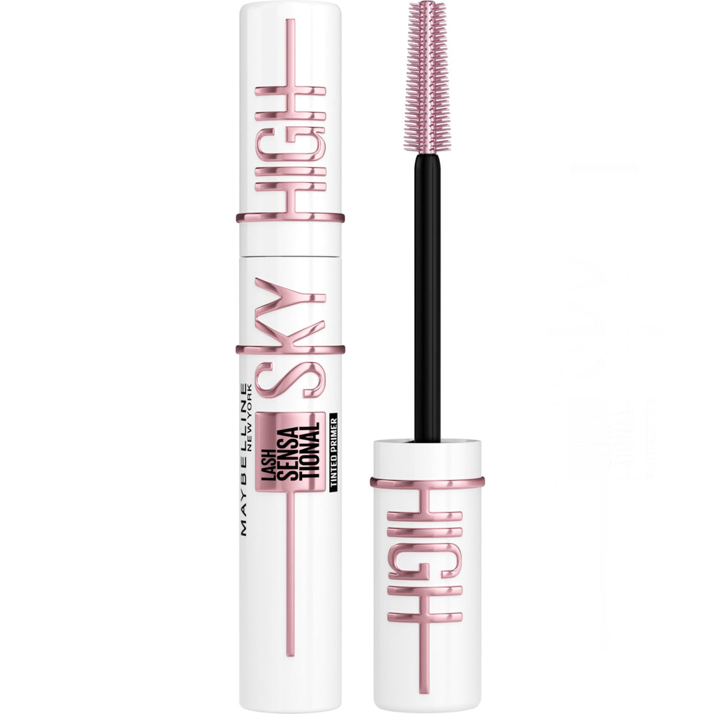 Maybelline Mascara, Lash Sensational Sky High Volumizing & Thickening, Eyelash Lengthening, Flake-Free Formula, Washable Mascara Infused with Bamboo Extract, Full Volume Mascara, Colour: Black
