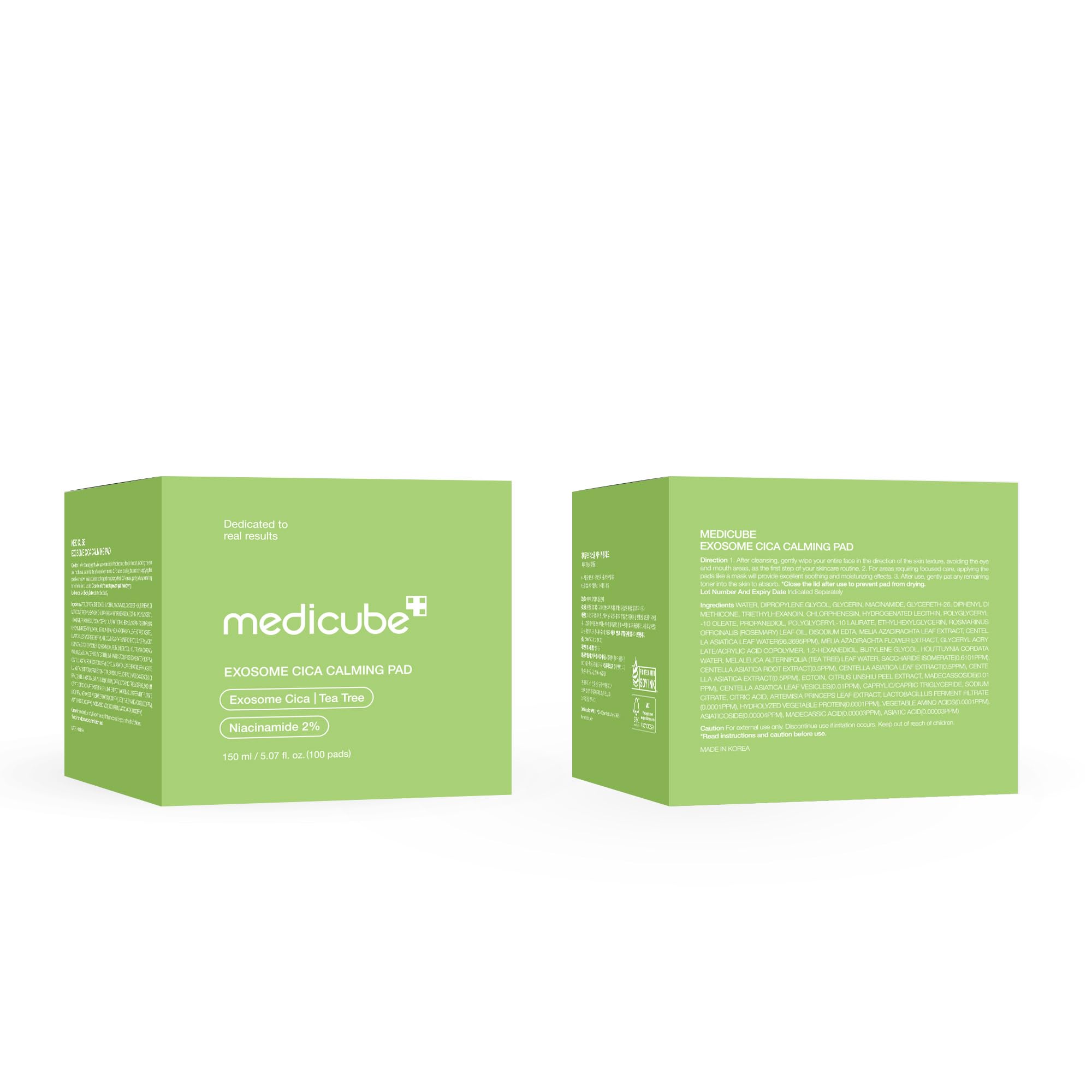 medicube Zero Pore Pads 2.0, Dual-Textured Facial Toner Pads for Exfoliation and Pore Care with 4.5% AHA Lactic Acid & 0.45% BHA Salicylic Acid, Ideal for All Skin Types, Korean Skin Care (70 Units)