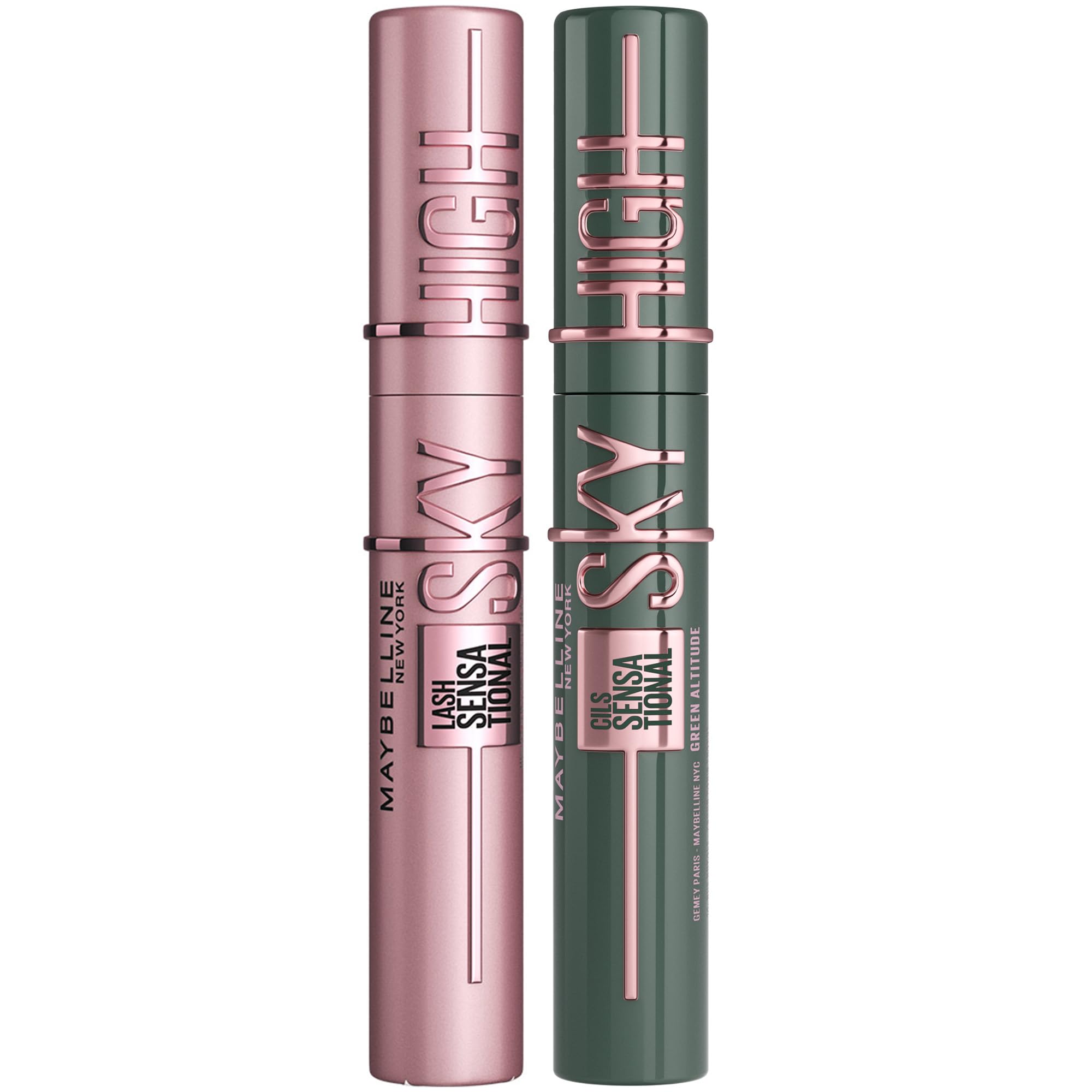 Maybelline Mascara, Lash Sensational Sky High Volumizing & Thickening, Eyelash Lengthening, Flake-Free Formula, Washable Mascara Infused with Bamboo Extract, Full Volume Mascara, Colour: Black