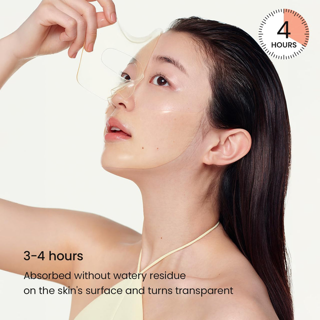 BIODANCE Bio-Collagen Real Deep Face Mask 4 Pcs | Hydrogel Overnight Mask | Pore Minimizing and Elasticity Improvement | Korean Face Mask for Glass Skin | Korean Skincare
