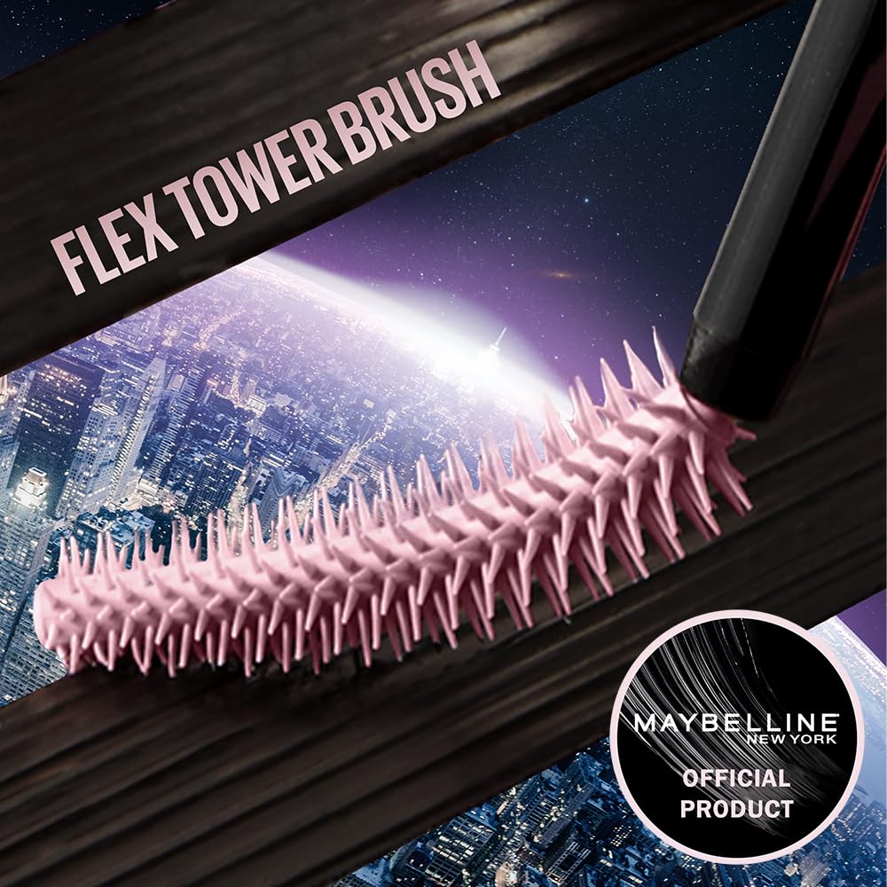 Maybelline Mascara, Lash Sensational Sky High Volumizing & Thickening, Eyelash Lengthening, Flake-Free Formula, Washable Mascara Infused with Bamboo Extract, Full Volume Mascara, Colour: Black