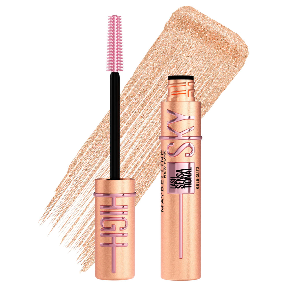 Maybelline Mascara, Lash Sensational Sky High Volumizing & Thickening, Eyelash Lengthening, Flake-Free Formula, Washable Mascara Infused with Bamboo Extract, Full Volume Mascara, Colour: Black