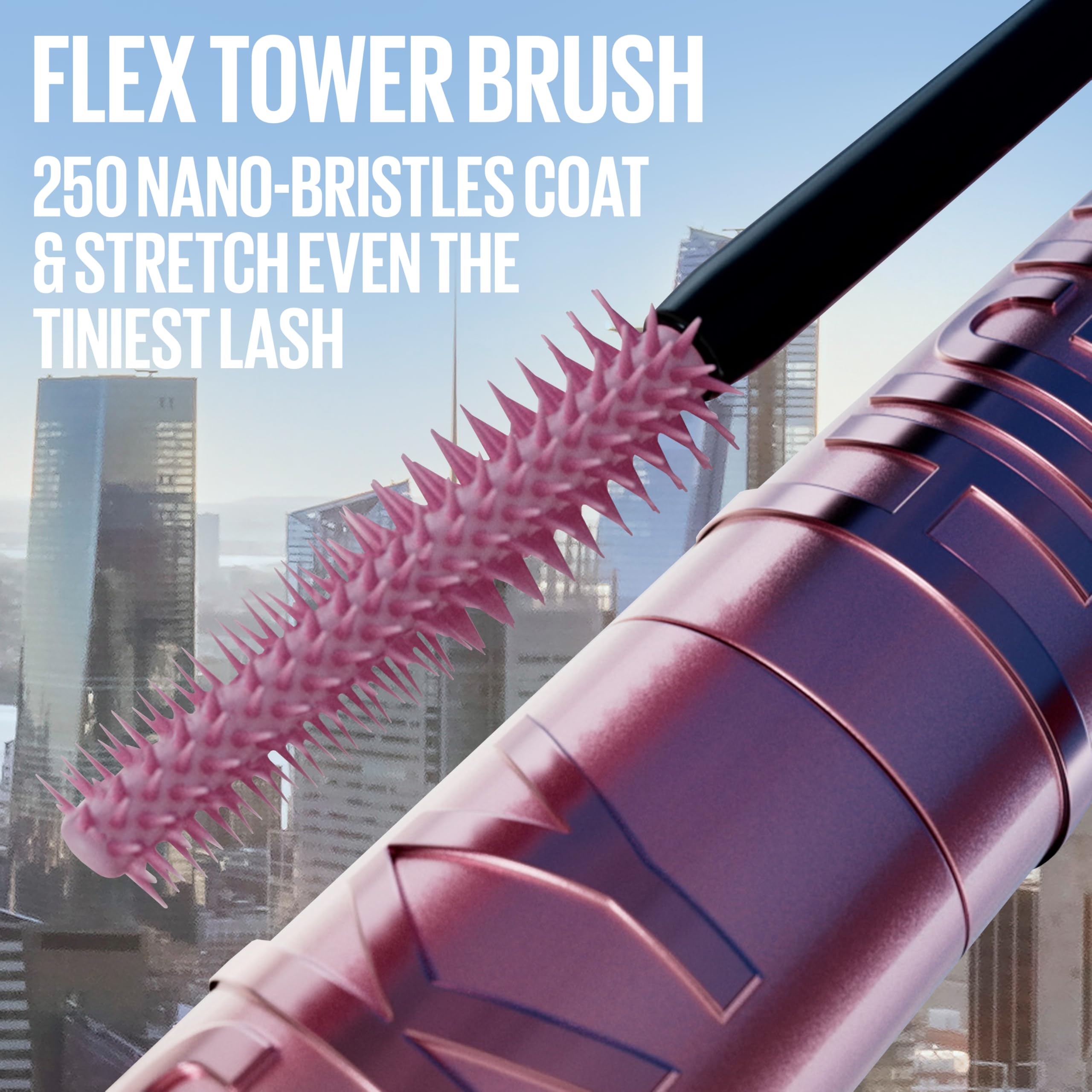Maybelline Mascara, Lash Sensational Sky High Volumizing & Thickening, Eyelash Lengthening, Flake-Free Formula, Washable Mascara Infused with Bamboo Extract, Full Volume Mascara, Colour: Black